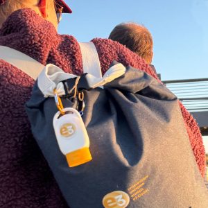 Teamtag mit Strand und Präsentationen 